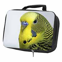 Yellow Budgerigar, Budgie Black Insulated School Lunch Box/Picnic Bag