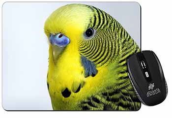 Yellow Budgerigar, Budgie Computer Mouse Mat