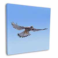 Flying Kestrel Bird of Prey Square Canvas 12"x12" Wall Art Picture Print