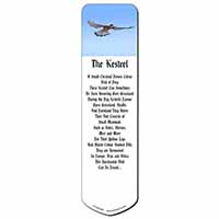 Flying Kestrel Bird of Prey Bookmark, Book mark, Printed full colour