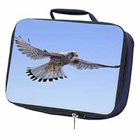 Flying Kestrel Bird of Prey Navy Insulated School Lunch Box/Picnic Bag