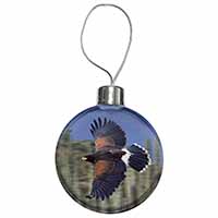 Flying Harris Hawk Bird of Prey Christmas Bauble