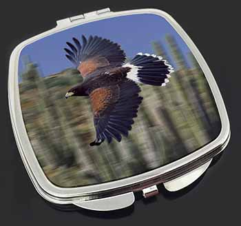 Flying Harris Hawk Bird of Prey Make-Up Compact Mirror