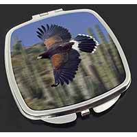 Flying Harris Hawk Bird of Prey Make-Up Compact Mirror