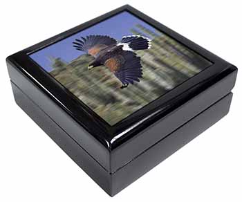 Flying Harris Hawk Bird of Prey Keepsake/Jewellery Box