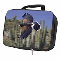 Flying Harris Hawk Bird of Prey Black Insulated School Lunch Box/Picnic Bag