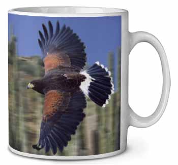 Flying Harris Hawk Bird of Prey Ceramic 10oz Coffee Mug/Tea Cup
