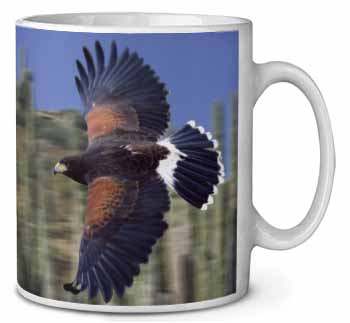Flying Harris Hawk Bird of Prey Ceramic Coffee Mug/Tea Cup