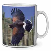 Flying Harris Hawk Bird of Prey Ceramic 10oz Coffee Mug/Tea Cup Printed Full Colour - Advanta Group®