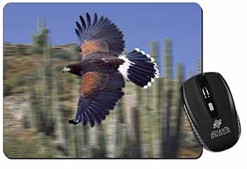 Flying Harris Hawk Bird of Prey Computer Mouse Mat