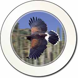 Flying Harris Hawk Bird of Prey Car or Van Permit Holder/Tax Disc Holder