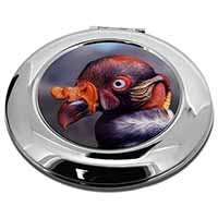 King Vulture Bird of Prey Make-Up Round Compact Mirror