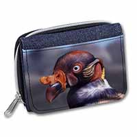 King Vulture Bird of Prey Unisex Denim Purse Wallet