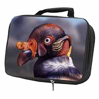 King Vulture Bird of Prey Black Insulated School Lunch Box/Picnic Bag