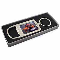 King Vulture Bird of Prey Chrome Metal Bottle Opener Keyring in Box