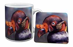 King Vulture Bird of Prey Mug and Coaster Set