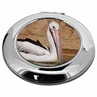 Pelican Print Make-Up Round Compact Mirror Christmas Gift