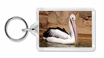 Pelican Print Photo Keyring Animal Gift