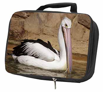 Pelican Print Black Insulated School Lunch Box Bag