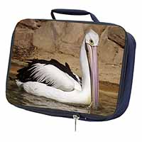 Pelican Print Navy Insulated School Lunch Box Bag