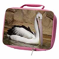 Pelican Print Insulated Pink School Lunch Box Bag
