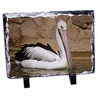 Pelican Print Photo Slate Christmas Gift Ornament