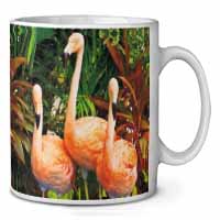 Pink Flamingo Print Ceramic 10oz Coffee Mug/Tea Cup