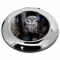 Stunning Owl in Tree Make-Up Round Compact Mirror