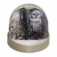 Stunning Owl in Tree Snow Globe Photo Waterball