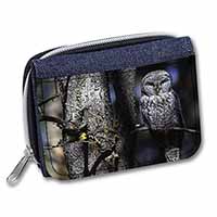 Stunning Owl in Tree Unisex Denim Purse Wallet