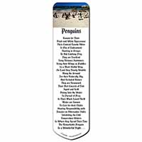 Beach Penguins Bookmark, Book mark, Printed full colour