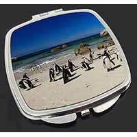Beach Penguins Make-Up Compact Mirror