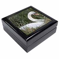Swan in Grass Land Keepsake/Jewellery Box