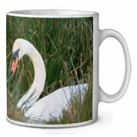 Swan in Grass Land Ceramic 10oz Coffee Mug/Tea Cup