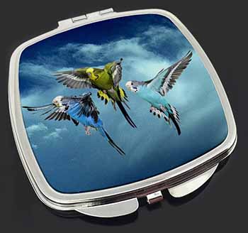 Budgies in Flight Make-Up Compact Mirror