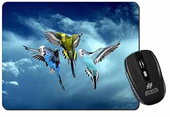 Budgies in Flight Computer Mouse Mat