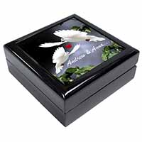 Doves Personalised Valentines Day Gift Keepsake/Jewellery Box