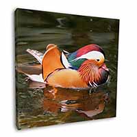 Lucky Mandarin Duck Square Canvas 12"x12" Wall Art Picture Print