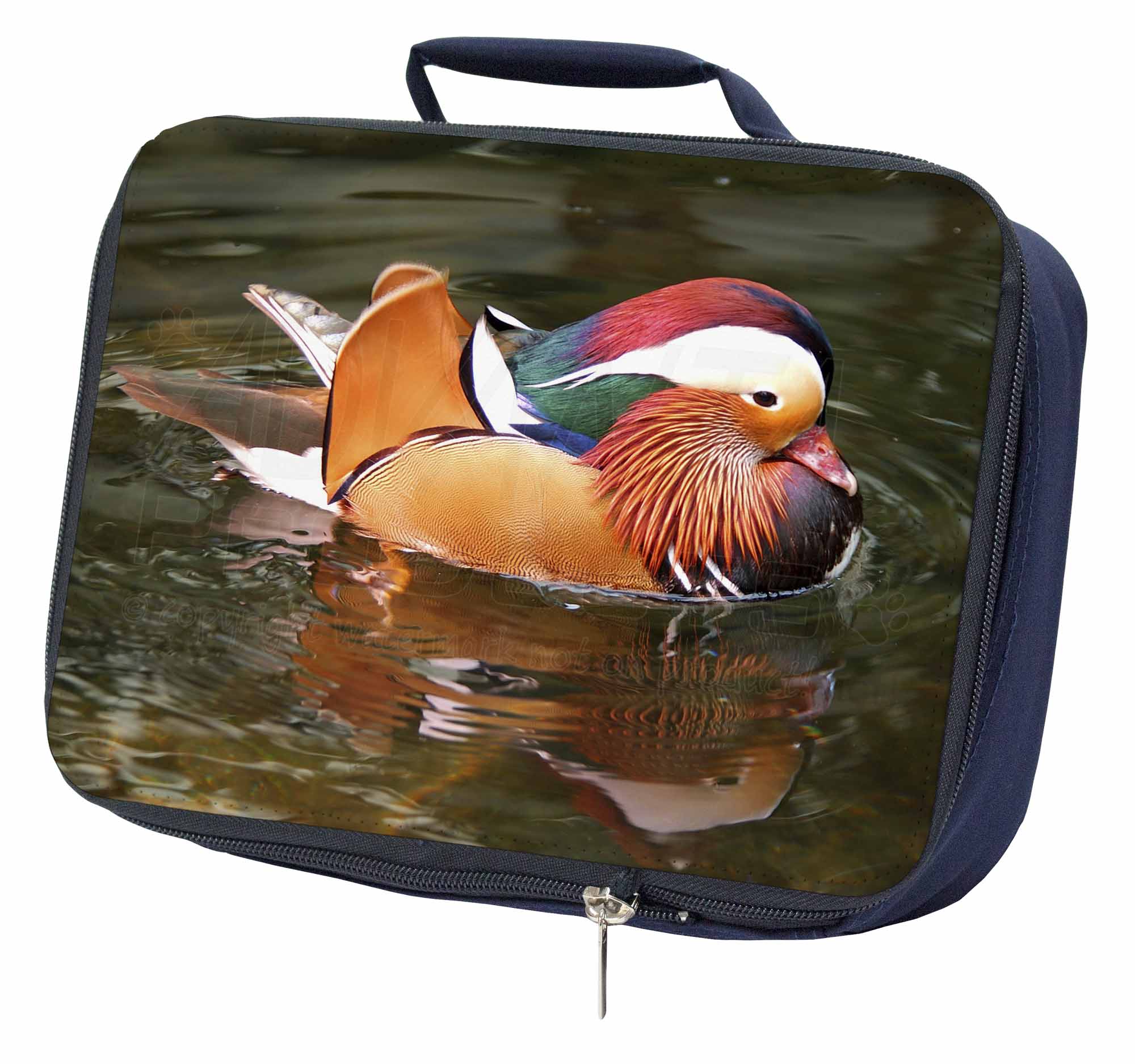 Lucky Mandarin Duck Navy Insulated School Lunch Box Bag, AB-DU72LBN | eBay