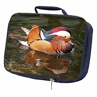 Lucky Mandarin Duck Navy Insulated School Lunch Box/Picnic Bag