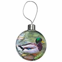 Mallard Duck by Stream Christmas Bauble