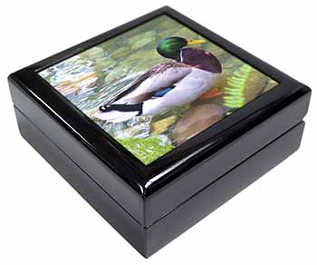 Mallard Duck by Stream Keepsake/Jewellery Box