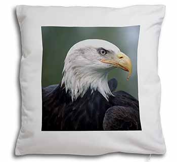 Eagle, Bird of Prey Soft White Velvet Feel Scatter Cushion