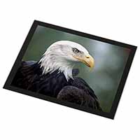 Eagle, Bird of Prey Black Rim High Quality Glass Placemat