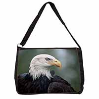 Eagle, Bird of Prey Large Black Laptop Shoulder Bag School/College