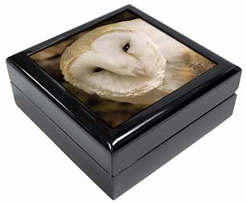 White Barn Owl Keepsake/Jewellery Box