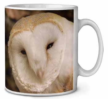 White Barn Owl Ceramic 10oz Coffee Mug/Tea Cup