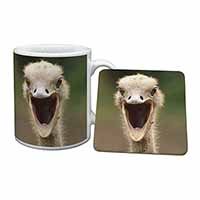 Ostritch Photo Print Mug and Coaster Set