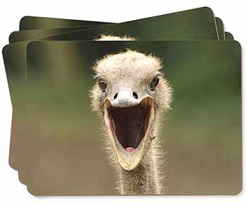 Ostritch Photo Print Picture Placemats in Gift Box
