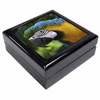 Blue+Gold Macaw Parrot Keepsake/Jewellery Box